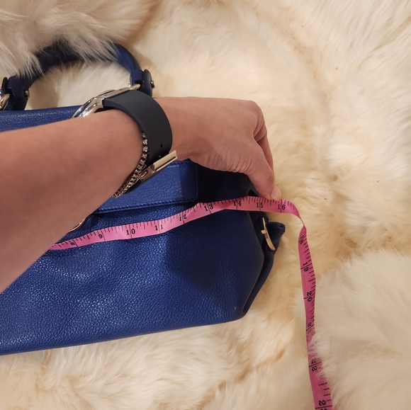 Salvatore Ferragamo leather blue medium bag - Picture 7 of 8